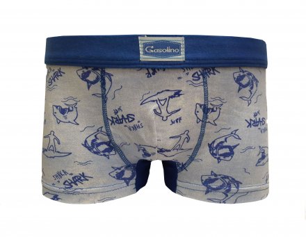 Gasolino boxerky chlapecké žraloci 3170 modré